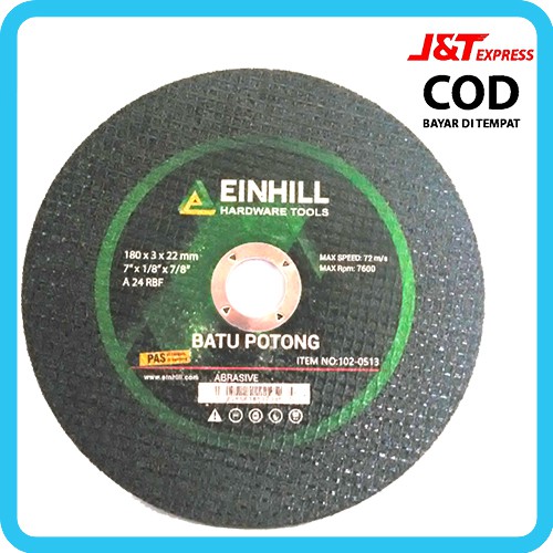 EINHILL Batu Gerinda Potong 7 inch
