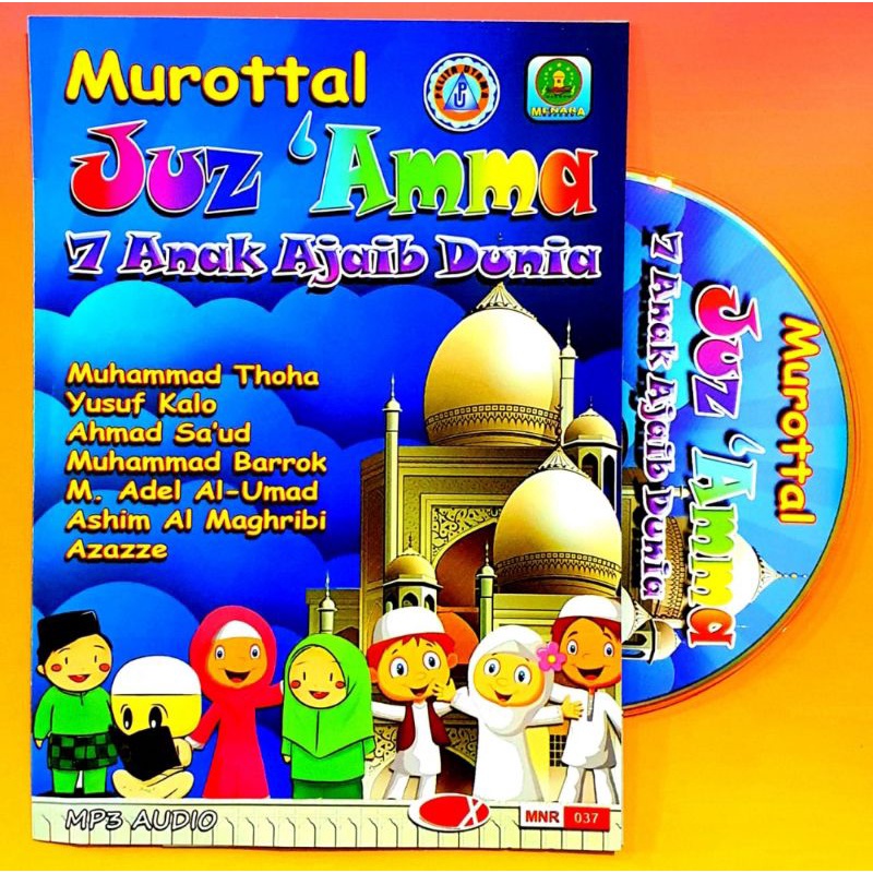 KASET MP3 AUDIO MUROTTAL JUZ AMMA VERSI ANAK-ANAK TERLARIS - KASET MP3 LAGU MUROTAL ANAK-ANAK - KASE