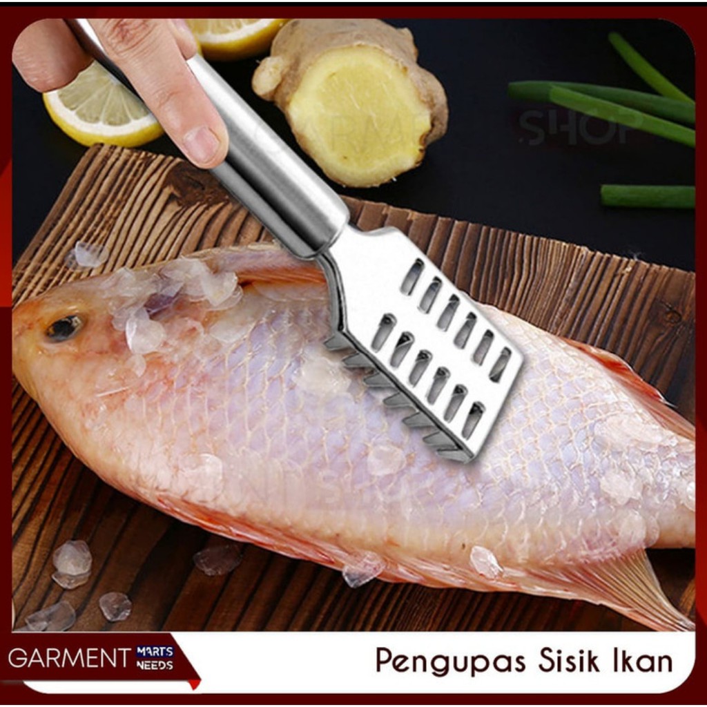 STAINLESS New Pengupas Sisik Ikan