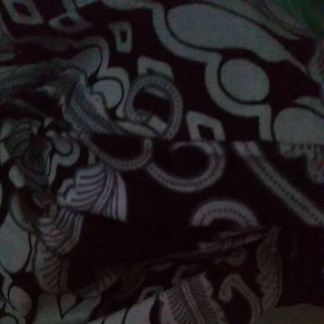 Batik Couple Keluarga Sania Ruffle Ori Ndoro Jowi Dnt Ulir Putih