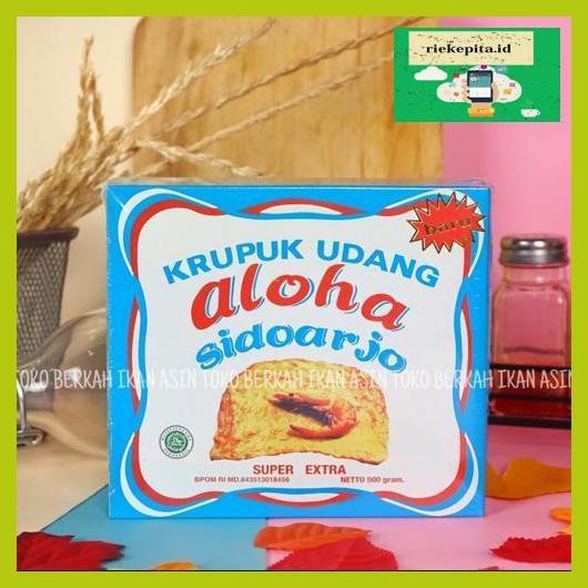 

5Yer67R- Kerupuk Udang Aloha / Krupuk Sidoarjo - Box Biru T7Rty67-
