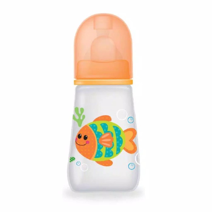 BABY SAFE Botol Susu Embossed Lid Bottle JS001-125ML