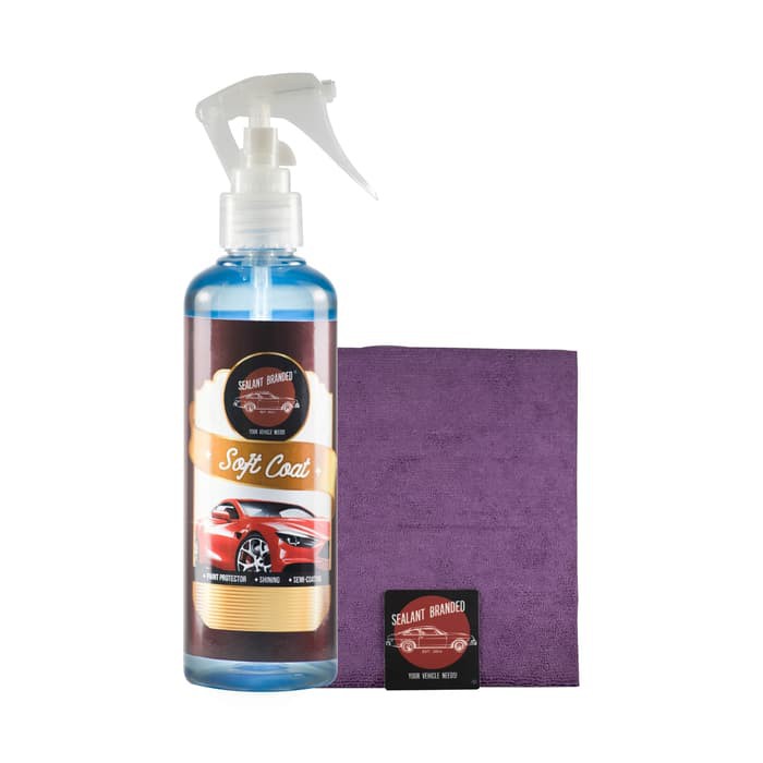 Wash Mobil - Ac Cleaner Mobil - Wax Mobil Paket Sealant Wax Soft Coat 265Ml / Spray Wax Coating /
