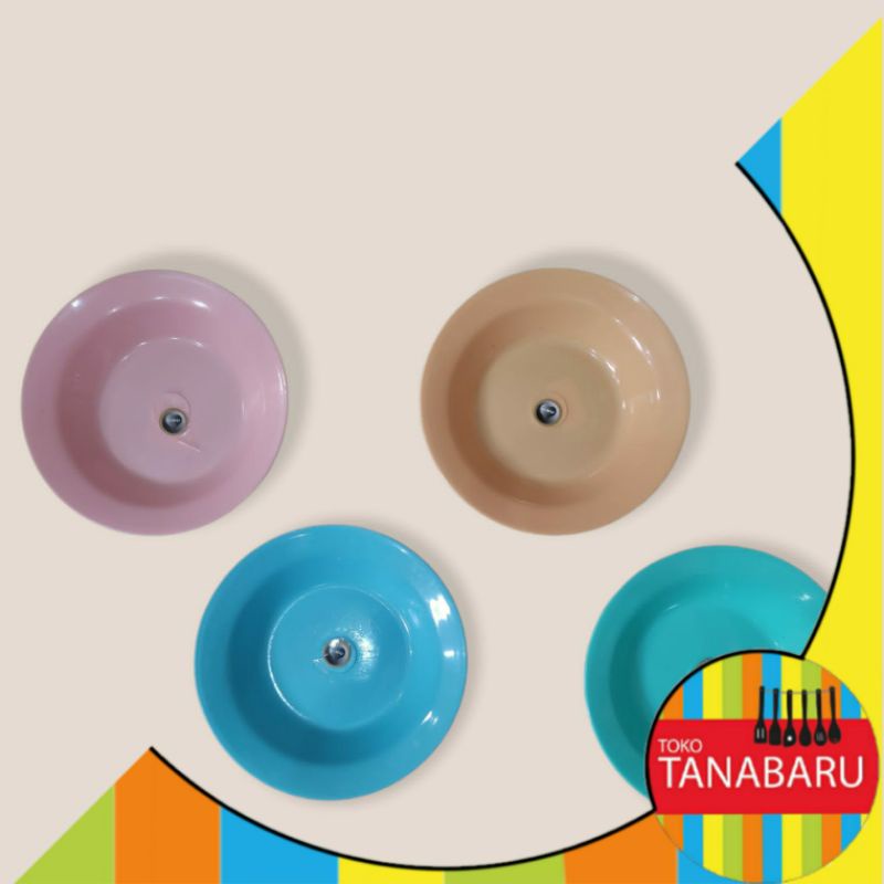 piring tatak plastik / piring kue plastik / piring plastik kecil / piring 6"