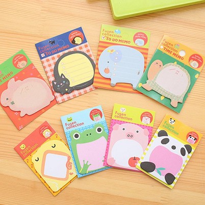 

HI155 Sticky Notes Memo Gambar Binatang Ayam Kelinci Gajah