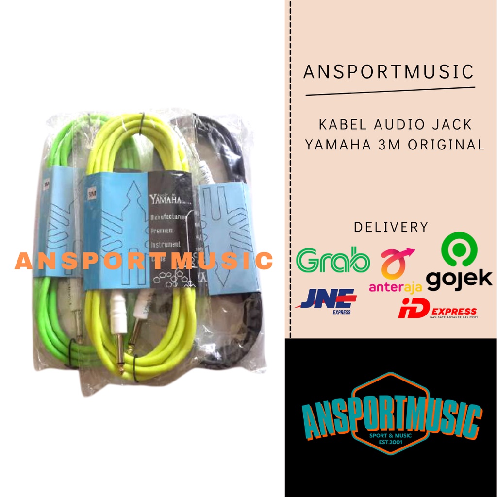 Kabel Audio Jack Gitar Yamaha Original 100%
