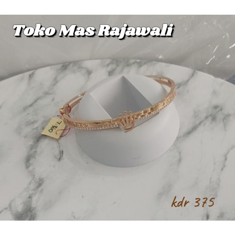 Gelang Mahkota RolexUBS kadar 375 | UBS | Stok terbatas | Emas asli | Emas Jakarta | Kalimantan Toko