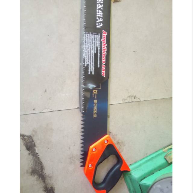 Gergaji Hebel 18&quot; / Handsaw workman/GERGAJI HEBEL GAGANG KARET LAPIS HANDLE NYAMAN MURAHHHH