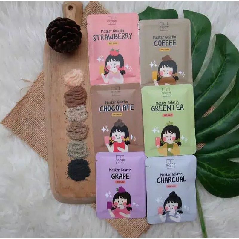 MASKER GELATIN KOMEDO BY ACONESKIN MASKER ACONESKIN