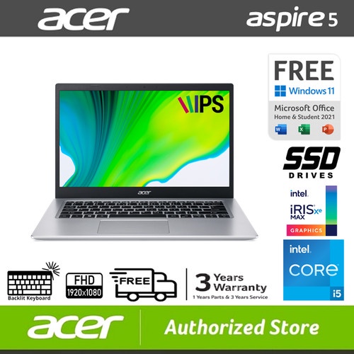 ACER ASPIRE 5 SLIM A514 55 537X - GEN 12 I5 1235U 8GB 512SSD FHD IPS