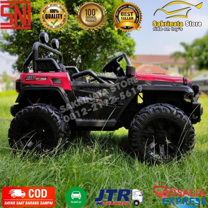 Mobil Aki Mainan Anak. Jeep Dakar 4Wd
