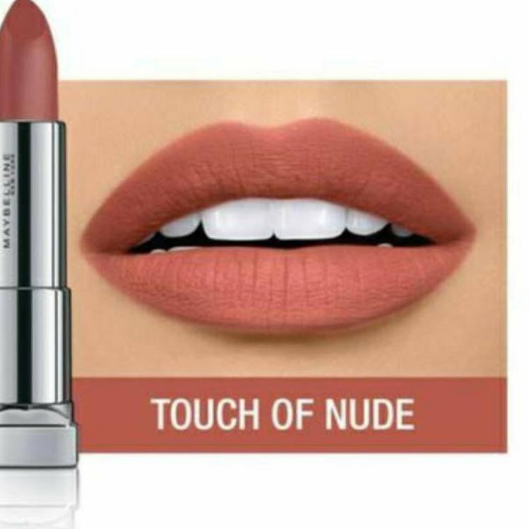 Murah R9NEP Maybelline Color Sensational Powder Matte Lipstick - Touch Of Nude 99 Bayar Di Tempat