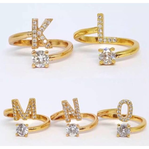 READY Cincin xuping / Cincin huruf Xuping A-Z