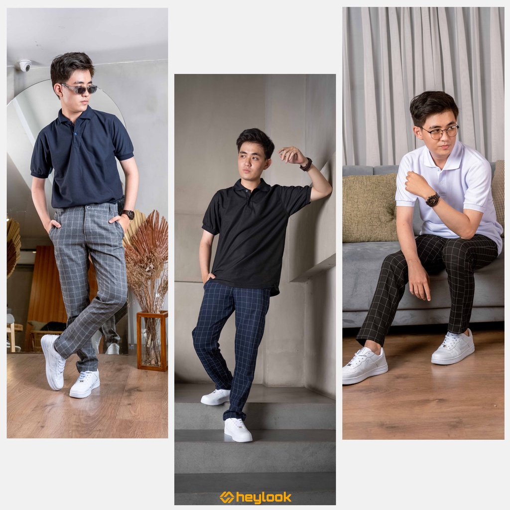 Celana Tartan Pris Celana Panjang Kotak Kotak Kekinian Simple Celana Bahan Cotton High Quality