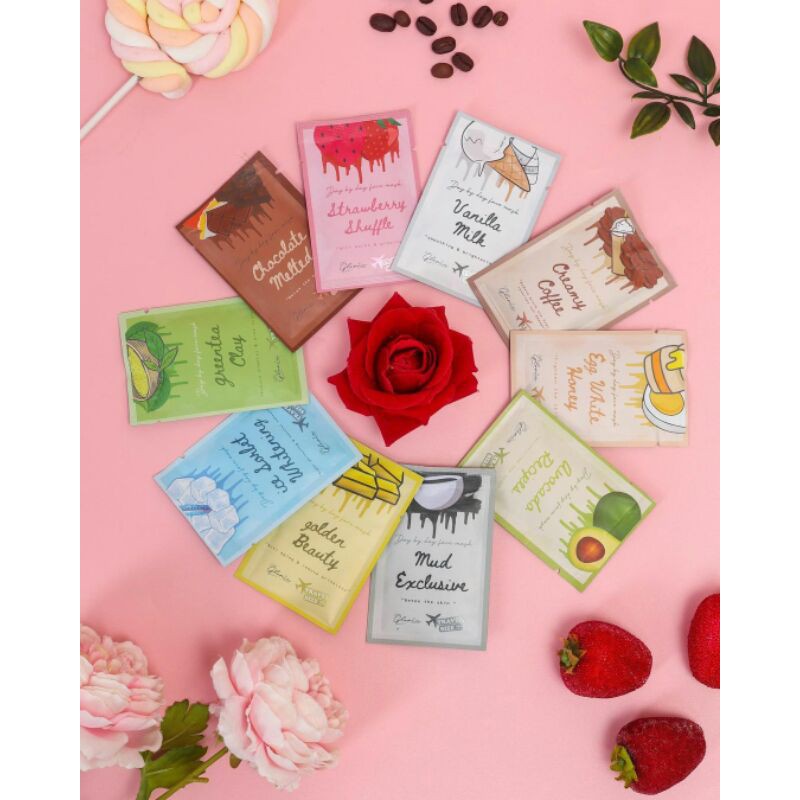 MASKER LEA GLORIA "TRAVEL SIZE" / MASKER MINI / MASKER BPOM MURAH / MASKER WAJAH