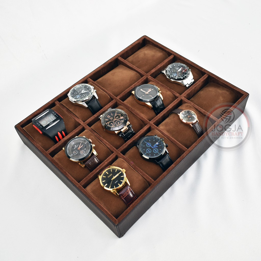 NEW Watch Tray Display Storage Case Watches / Kotak Tempat Jam Tangan / Box Jam Tangan Jumbo