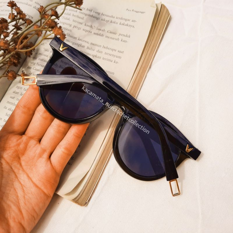 KACAMATA GENTLE MONSTER BLACKPETER STYLE KOREA FASHION KACAMATA HITAM WANITA GM OVERSIZED SUNGLASSES-3
