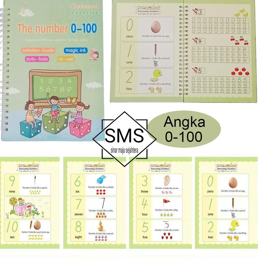 

Promoku New Version 4 set Magic Practice Book / Buku Panduan Belajar 3D / Buku Belajar Menulis TK ...,,