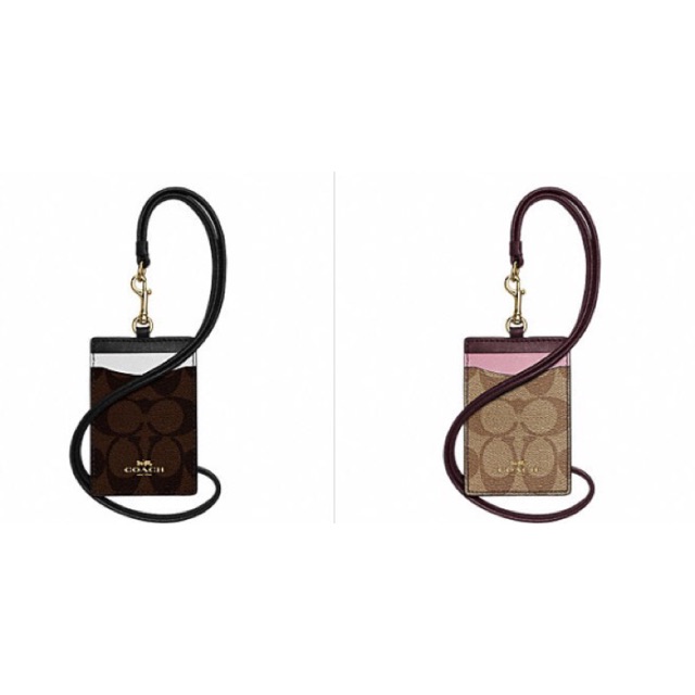 Coach ID Lanyard - Dusty Pink