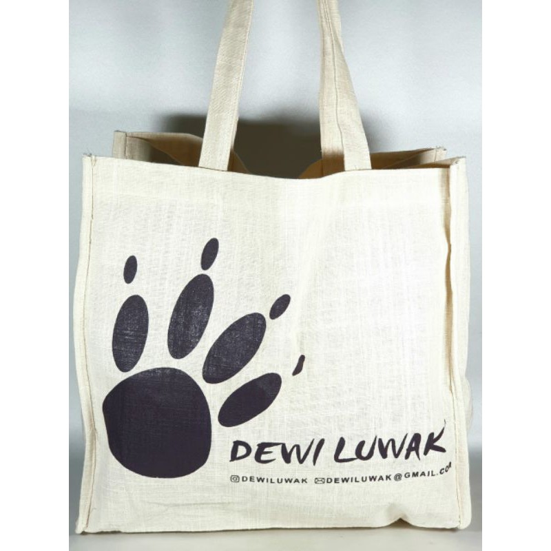 Tote Bag Tas Kain Blacu Motip Tas Belanja