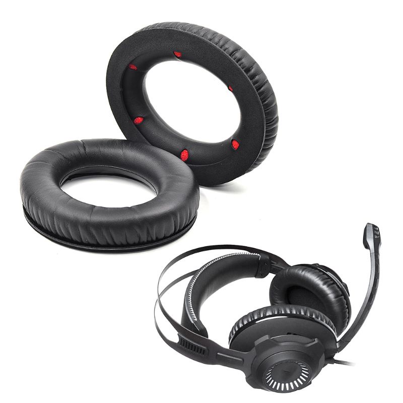 Btsg 1 Pasang Busa Headphone HyperX Cloud Revolver S Warna Hitam