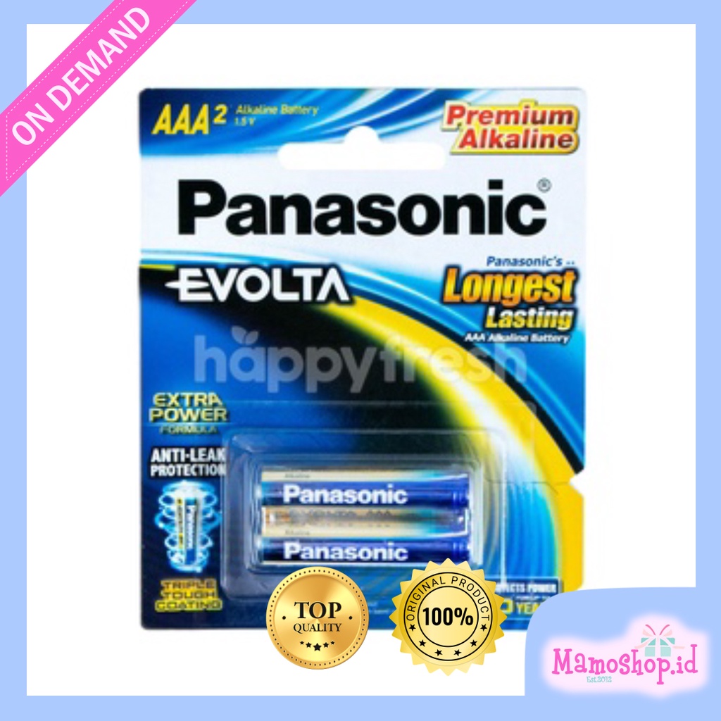 Jual PANASONIC BATTERY EVOLTA A3 LR3 / LR 3 AAA SIZE ALKALINE 2 PCS