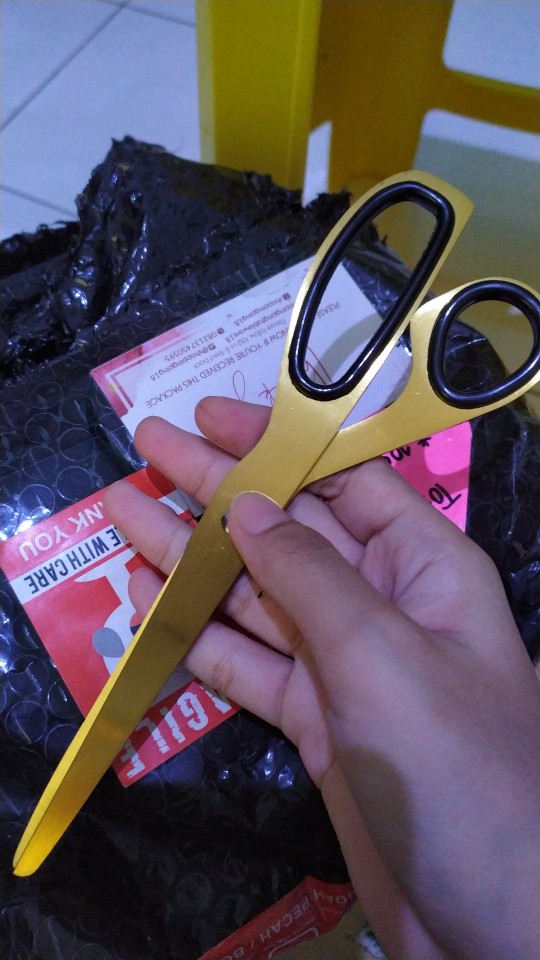 [ping18] Luxury Scissors Bahan Stainless