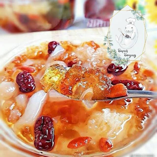 Peach Gum Collagen Dessert Matang Enak Murah Lezat Buka Puasa Segar Penambah Imun Anti Sakit 400 Ml Shopee Indonesia