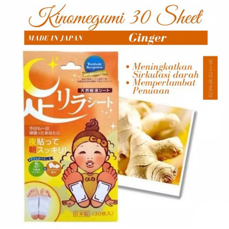 kinomegumi Detox Foot Patch Tempelan Kaki