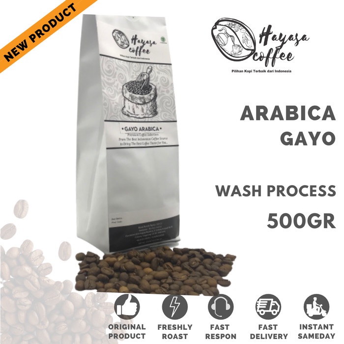 

Kopi Hayasa Gayo Specialty Arabika - 500 Gr - Biji