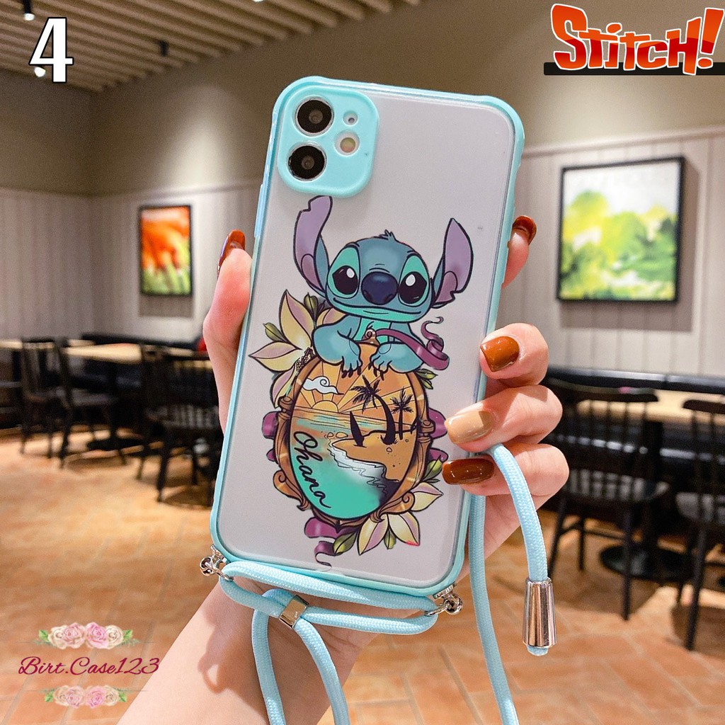 Softcase Slingcase Lanyard Choice STITCH Oppo A37 A39 A57 A71 A9 A5 2020 A52 A92 A53 BC3276