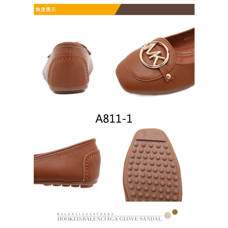 Logo Ballerinas Flat Shoes #A811-1