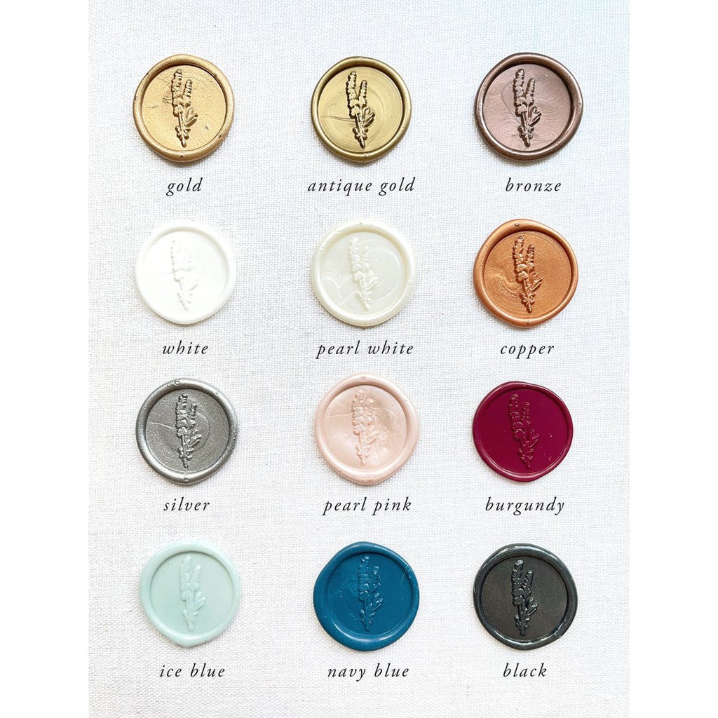 

CS Lavender Self Adhesive Wax Seal, Botanical Wax Seal Stickers, Wedding Wax Sticker, DIY Wax Seal