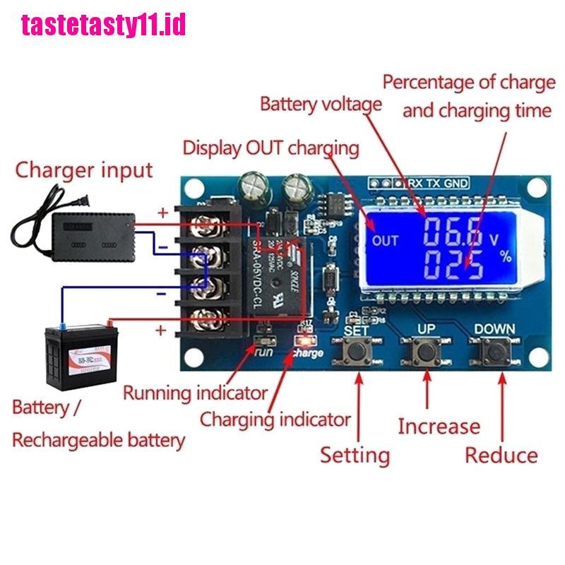 Xy-l10a Papan Pelindung Charger Baterai lithium 6-60V Dengan Layar LCD