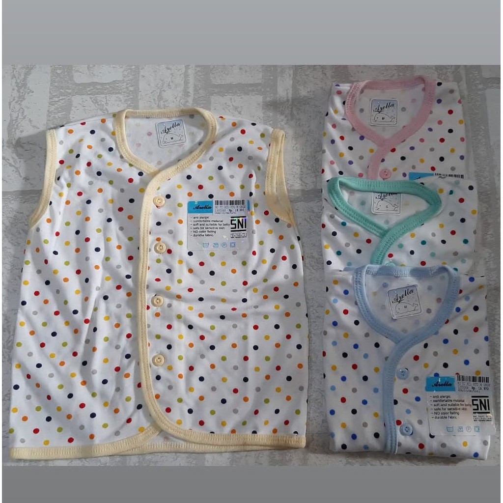 Arella Baju Bayi Atasan Tangan Kutung Onde