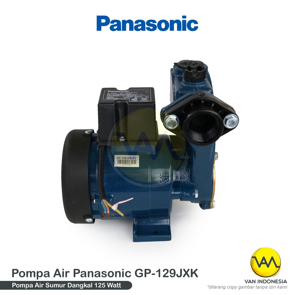 Panasonic Mesin Pompa Air Sumur Dangkal Panasonic GP 129 JXK Manual 125 Watt