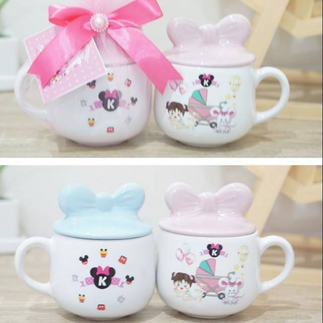 Souvenir Mug Unik Tutup Pita