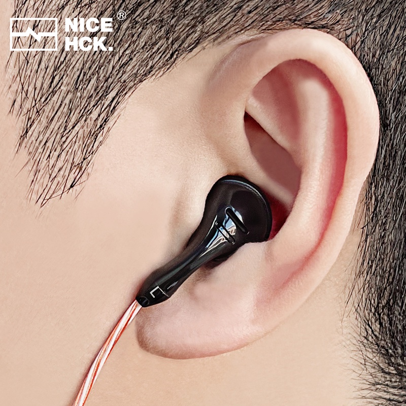 Nicehck B70 Earphone Driver X6 LBBS EB2S IEM HIFI 14.8mm Dengan Jack 3.5 / 4.4mm