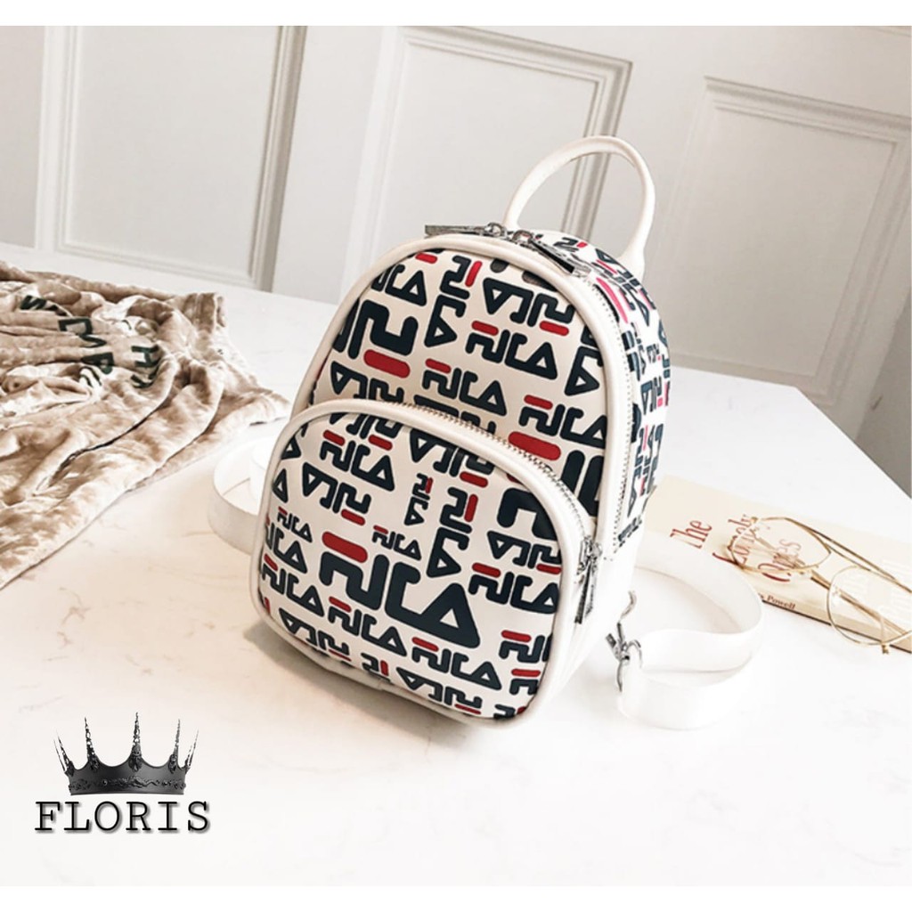 Backpack Fila Repi Rounded / Tas Bandung / Tas Batam / Tas Fashion Wanita