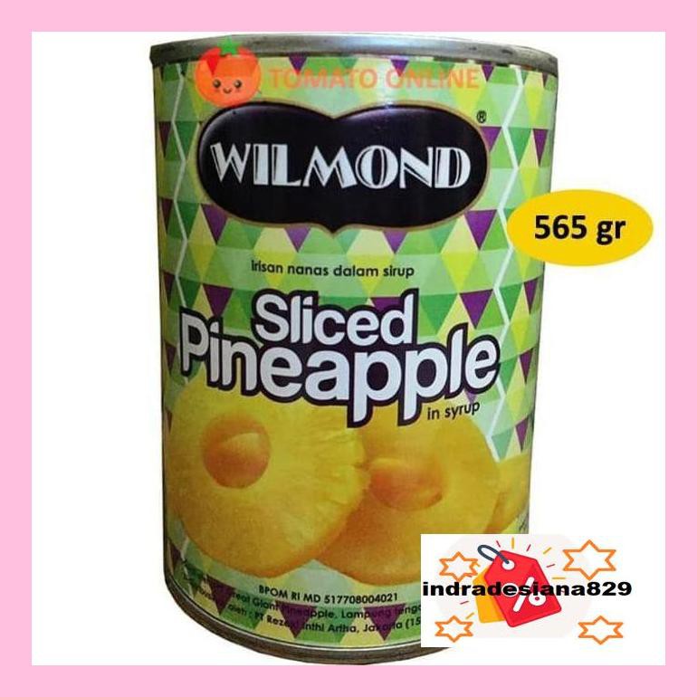 

T4Tkind Wilmond Sliced Pineapple Nanas Kaleng 565 Gram Gr G / 565Gr / 565Gram Sotydr4