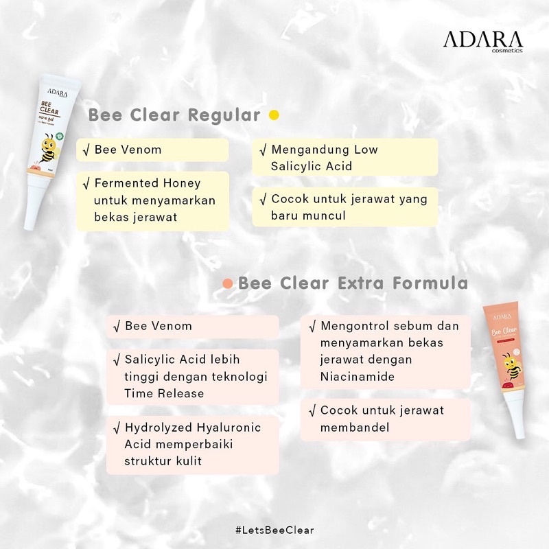 ADARA - Bee Clear Extra Formula Acne Treatment / Obat Totol Jerawat