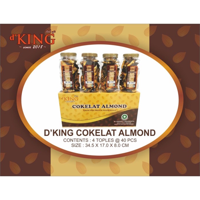 

COKLAT D'KING BONIBOL COKELAT ALMOND [4 TOPLES/DUS]