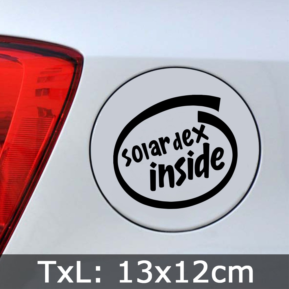 Stiker Mobil Tangki Bensin Solar Dex Inside Diesel Car Gas Sticker