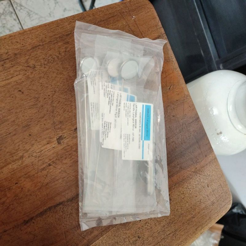 Kaca mulut kaca laring dan handle 1 set