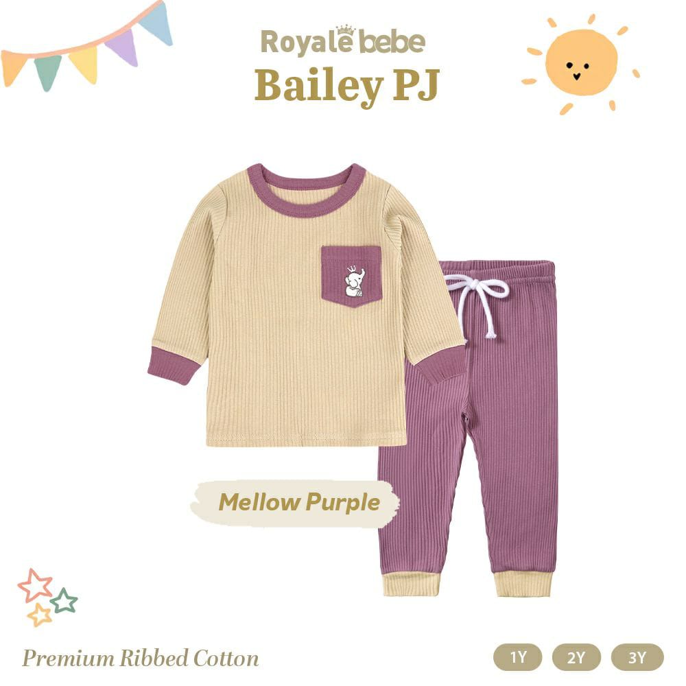 Royale Bebe - Piyama Bayi/Anak Bailey Pajamas Warna Random