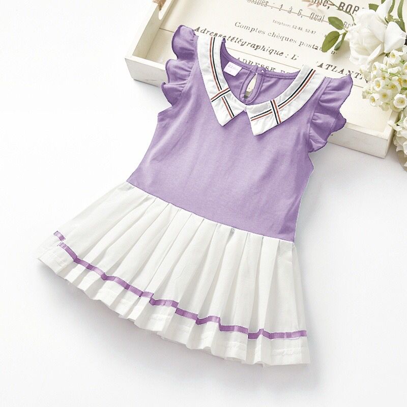 BARU! LIA025 - Dress Korea Bayi 0-3 tahun Perempuan Fashion Terlaris Baju Pesta Pergi Jalan