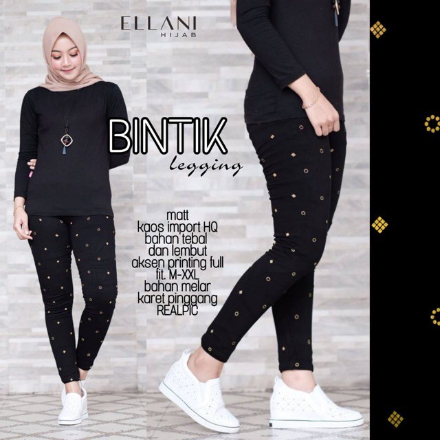 Bintik pants legging Girls Muslim Casual
