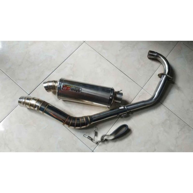kenalpot racing CLD C3 trioval buat motor fu mx sonic vixion cbr verza dll