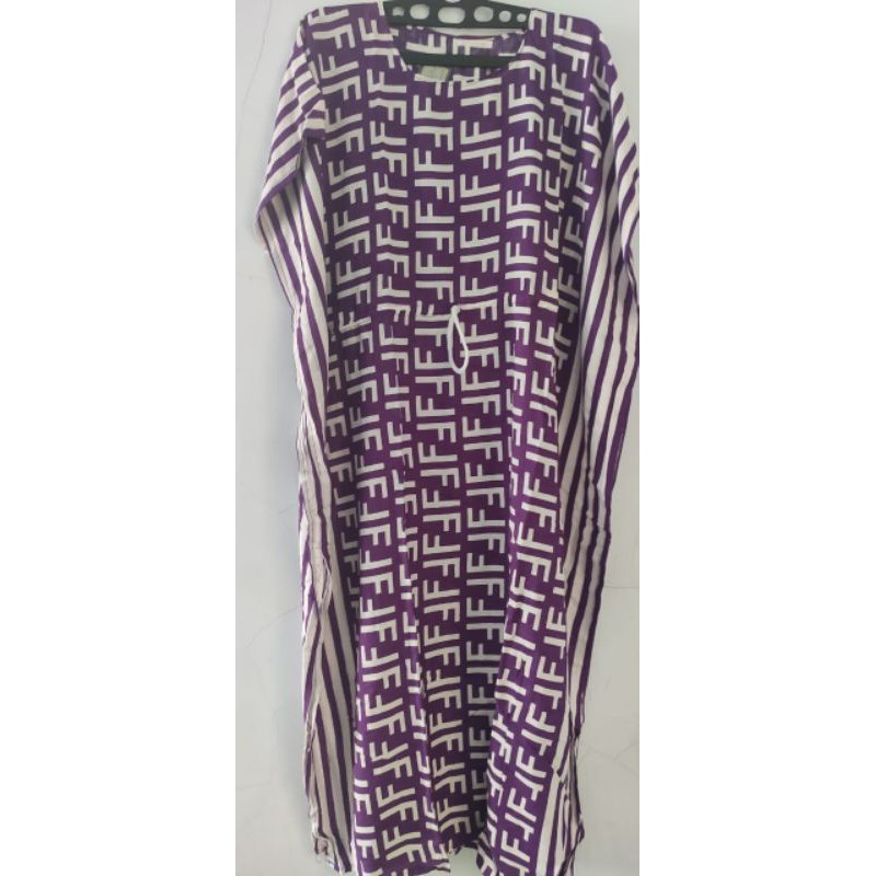 daster ungu batwing kelelawar homedress purple baju tidur