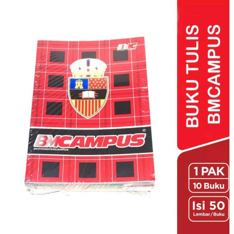 

BUKU TULIS BOXY BM CAMPUS 50LBR